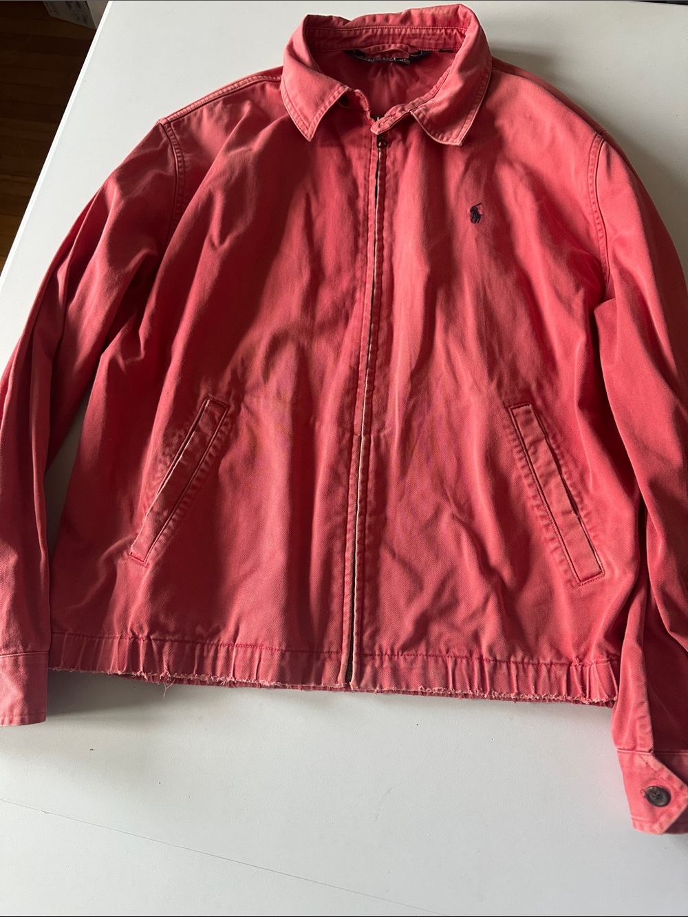Ralph Lauren Coral-Pink Zip Jacket